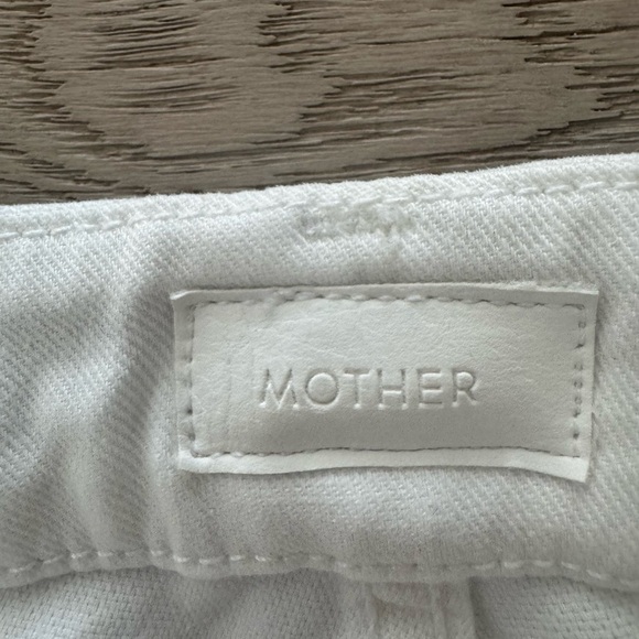 MOTHER Jeans The Looker Ankle size 25 (white with dark navy side stripe) - Picture 9 of 13